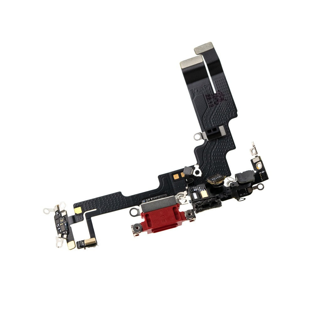 Charging Port for iPhone 14 (Purple)-Red Charging Port for iPhone 14 (Purple)-Red